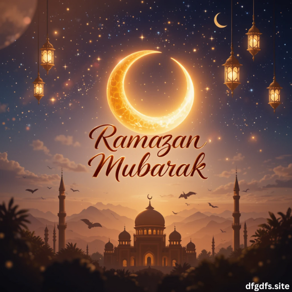 A beautiful and artistic ‘Ramzan Mubarak’